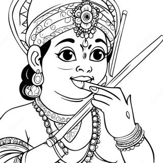 Krishna Ausmalbilder