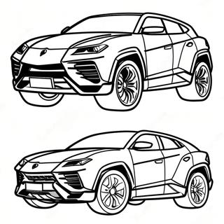 Lamborghini Urus Ausmalbilder