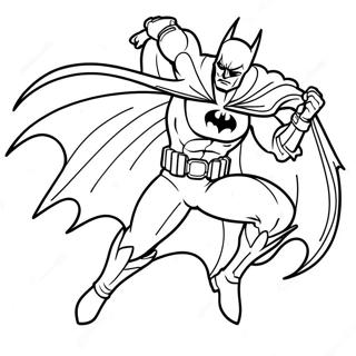 Batman In Aktion Ausmalbild 432-348