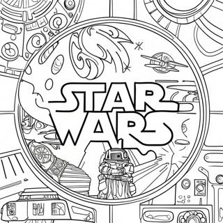 Star Wars Logo Ausmalbild 43372-36096