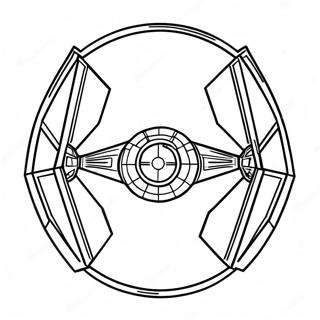 Tie Fighter Ausmalbild 43632-36303