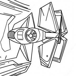 Tie Fighter Ausmalbild 43632-36304