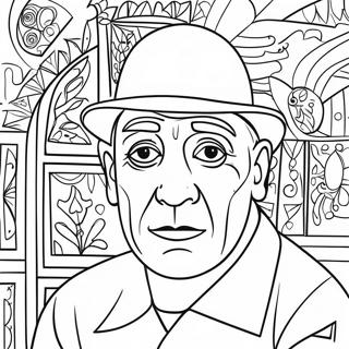 Pablo Picasso Ausmalbilder