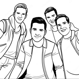 Big Time Rush Ausmalbilder