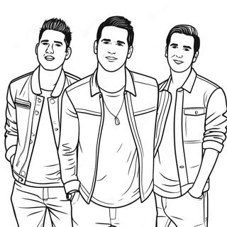 Big Time Rush Ausmalbild 43852-36482