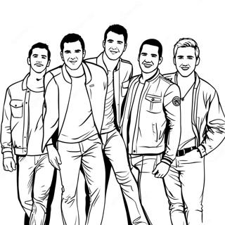 Big Time Rush Ausmalbild 43852-36483