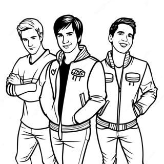 Big Time Rush Ausmalbilder