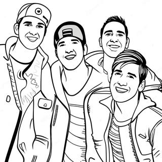 Big Time Rush Bandmitglieder Ausmalbild 43853-36478