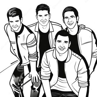 Big Time Rush Bandmitglieder Ausmalbild 43853-36479