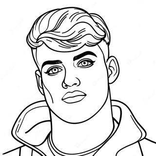 Jake Paul Ausmalbild 43992-36576