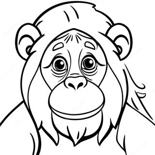 Orang Utan Ausmalbild 44192-36758