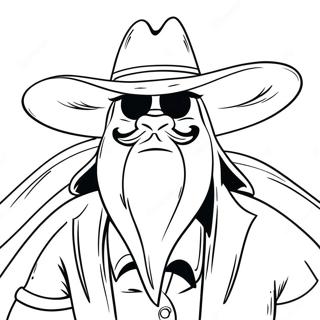 Yosemite Sam Mit Cowboyhut Ausmalbild 44713-37171