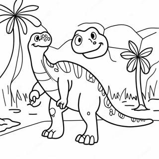 Dinosaurier Ausstellung Ausmalbild 44813-37250