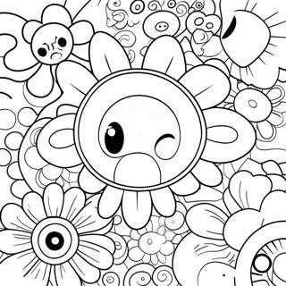 Takashi Murakami Ausmalbild 44822-37255