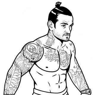 Cm Punk Ausmalbild 44852-37279