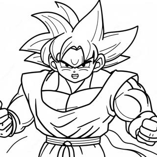 Goku Black Im Kampfpose Ausmalbild 4502-3621