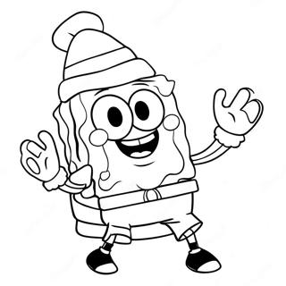 Weihnachts Spongebob Ausmalbild 45253-37579