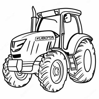 Kubota Traktor Ausmalbild 45363-37674