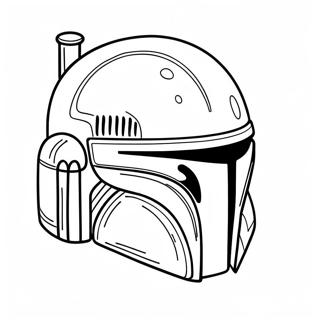 Boba Fetts Ikonischer Helm Ausmalbild 45394-37706