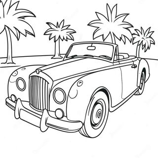 Luxurioses Bentley Cabrio Ausmalbild 45494-37784