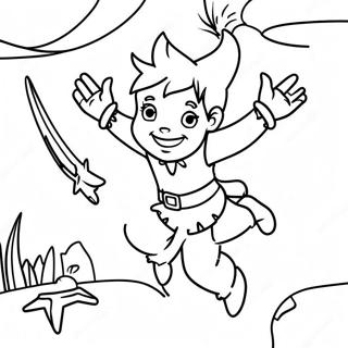 Ausmalbild Abenteuer Mit Peter Pan 4572-3677