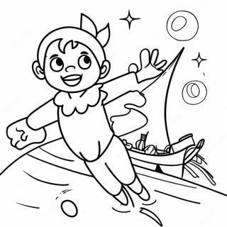 Ausmalbild Abenteuer Mit Peter Pan 4572-3678