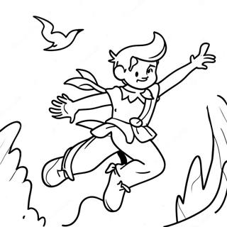 Ausmalbild Abenteuer Mit Peter Pan 4572-3680