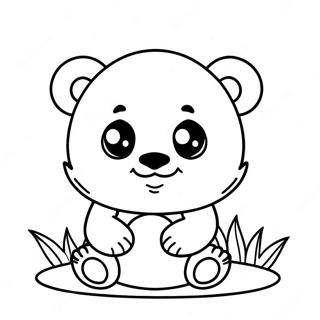 Baby Panda Ausmalbilder