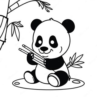 Susser Baby Panda Der Bambus Isst Ausmalbild 45814-38044