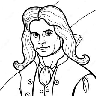 Isaac Newton Ausmalbilder