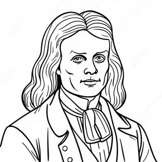 Ausmalbild Von Isaac Newton 45863-38210