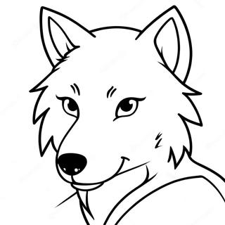 Wolf Anime Ausmalbild 46003-38318