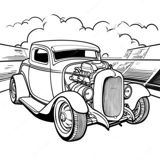 Ausmalbild Hot Rod 4601-3699