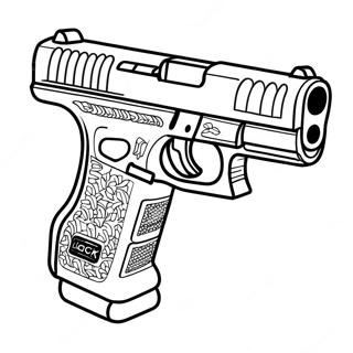 Glock Ausmalbild 46153-38442