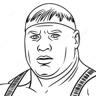 Brock Lesnar Ausmalbilder