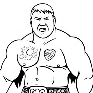 Brock Lesnar Ausmalbild 46163-38471