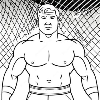 Brock Lesnar In Aktion Ausmalbild 46164-38451