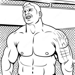 Brock Lesnar In Aktion Ausmalbild 46164-38452