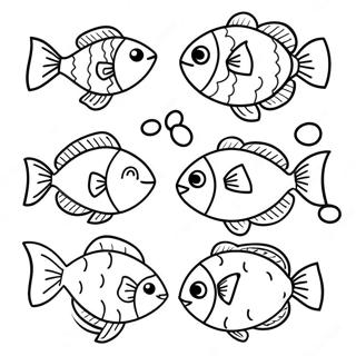 Buntes 5 Brote Und 2 Fische Szene Ausmalbild 46254-38526