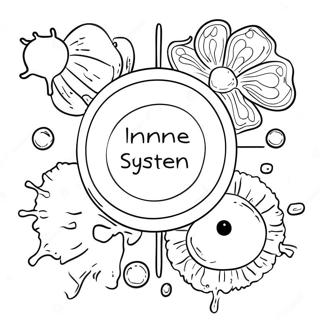 Diagramm Des Immunsystems Ausmalbild 46263-38532