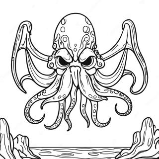 Cthulhu Mythos Ausmalbild 46303-38563