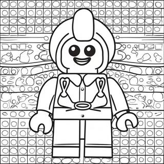 Lustige Lego Minifigur Ausmalbild 46324-38582