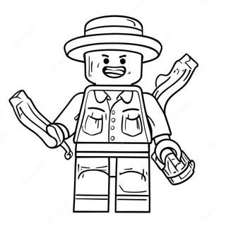 Lustige Lego Minifigur Ausmalbild 46324-38584