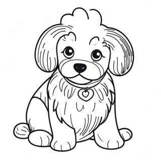 Cavapoo Ausmalbild 46443-38676