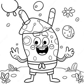 Spongebob Ostern Ausmalbild 46453-38683