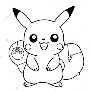 Susses Pikachu Pokemon Ausmalbild 46934-39059