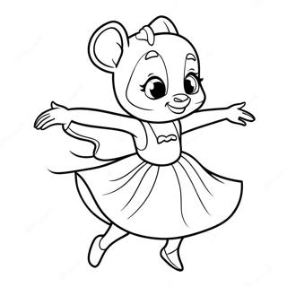 Angelina Ballerina Ausmalbilder