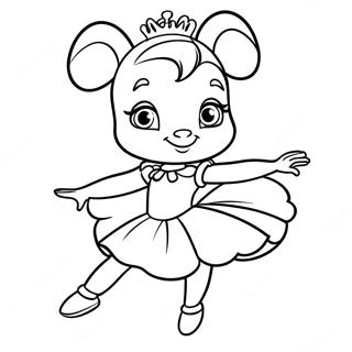 Angelina Ballerina Ausmalbild 46993-39107