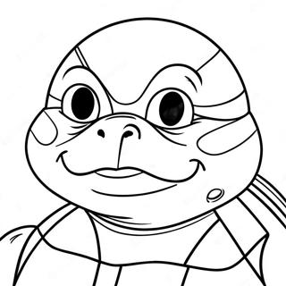 Lustiges Ninja Turtles Gesicht Ausmalbild 47024-39136