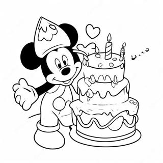 Disney Geburtstag Ausmalbilder